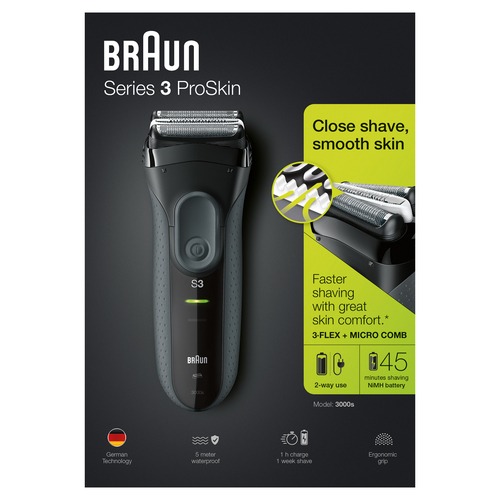 Braun Series 3 ProSkin 3000s Rasoio Elettrico