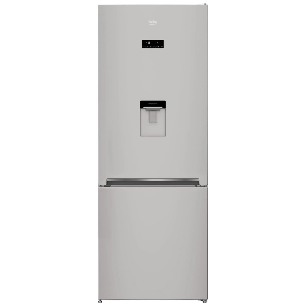 Beko RCNE560E40DSN Frigorifero Combinato Capacità 352 Litri No Frost Dispenser Acqua colore Argento Classe E