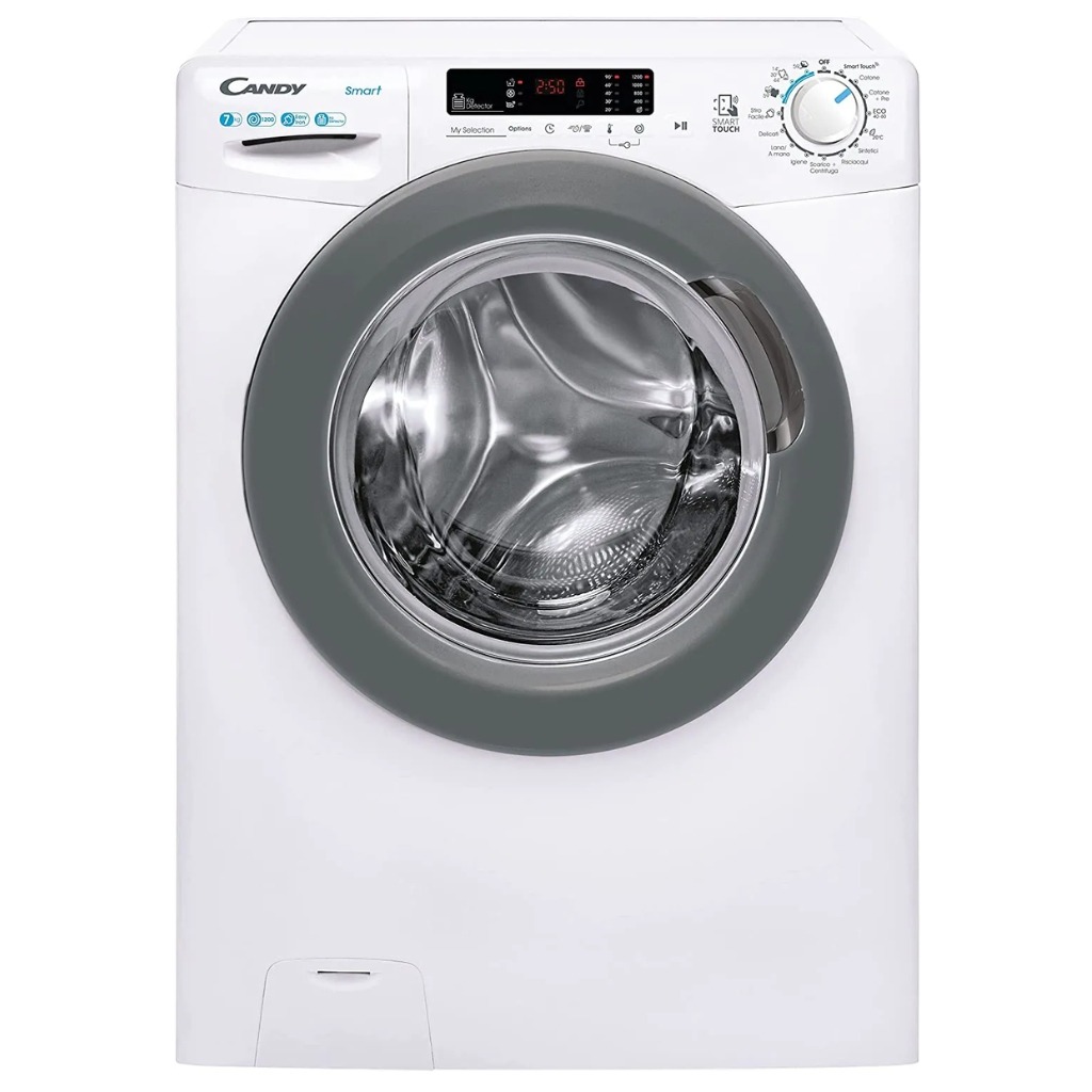 Candy CSS 41272 DWSE-11 Lavatrice Slim 7 Kg Profondità 45 cm Centrifuga 1200 giri Funzione Vapore Classe C