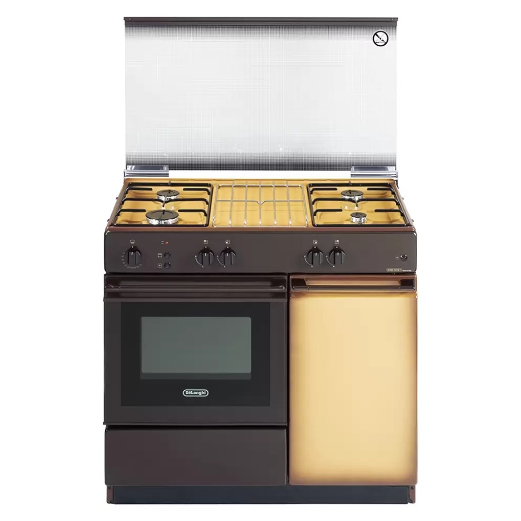 De’Longhi SGGK 854 N ED Cucina a Gas 4 Fuochi Forno a Gas 90x50 Cm Colore Coppertone A