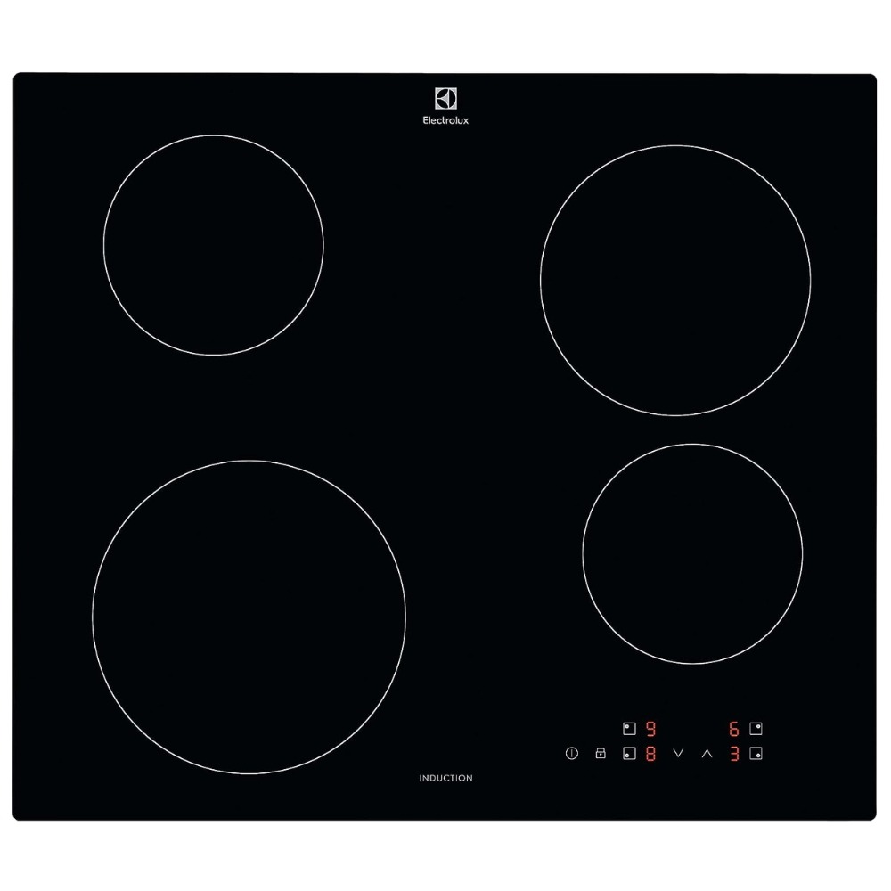 Electrolux EIB60424CK Piano Cottura a induzione Vetroceramica Da incasso 60 cm 4 Fuochi Nero