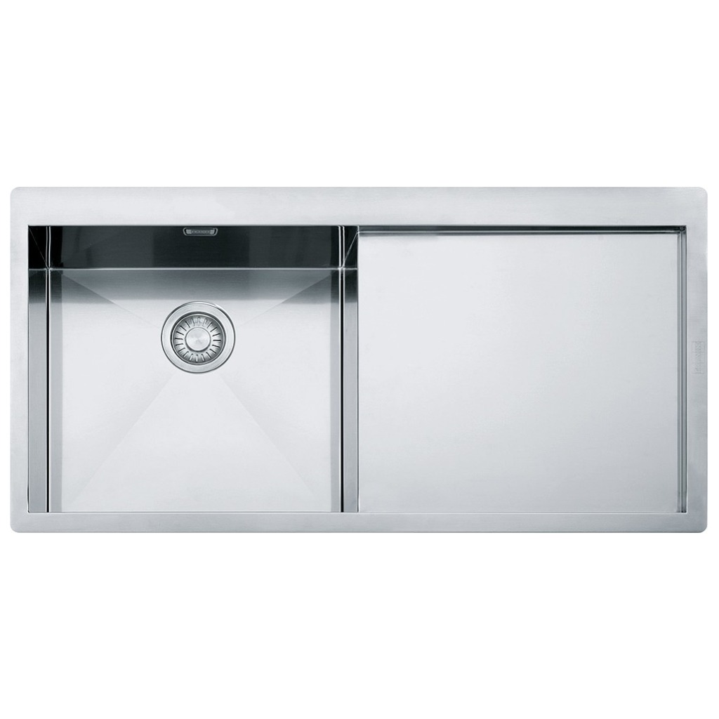 Franke PPX 211 TL Planar Lavello 1 vasca semifilofilotop 100 x 51 con Gocciolatoio destro - inox satinato