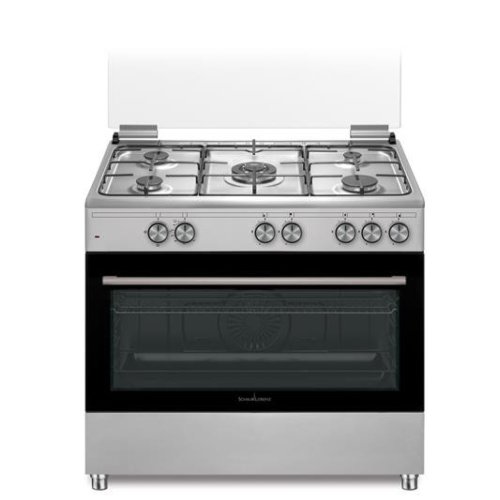 Schaub Lorenz SS590GVEX Cucina Elettrica 5 Fuochi A Gas Forno A Gas Ventilato Classe A Dimensioni 90 X 60 Cm Colore Inox