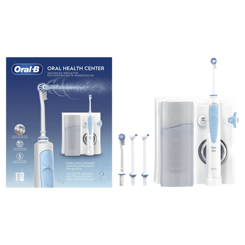 Oral-B MD20 Idropulsore Health Center Avanzato con 2 Beccucci Oxyjet 2 Beccucci Con Getto D’acqua 1 Idropulsore