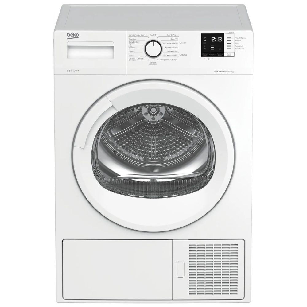 Beko DRX823N Asciugatrice 8 Kg a Pompa di Calore Classe Energetica A++